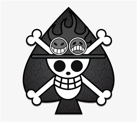 Black And White Pirates - Ace One Piece Card Transparent PNG - 824x970 - Free Download on NicePNG