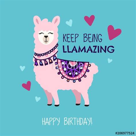 Happy Birthday Llama Quotes - ShortQuotes.cc