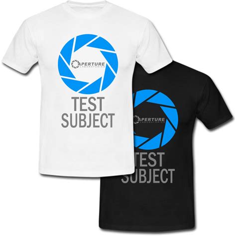 Aperture Science Laboratories Logo Test Subject Portal T-shirt USA Size ...