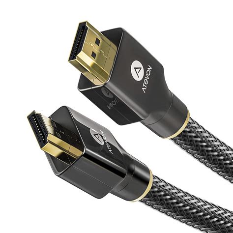 4K HDMI Cable 6 ft - Atevon High Speed 18Gbps HDMI 2.0 Cable - 4K HDR, 3D, | eBay