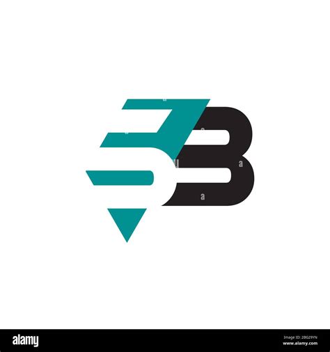 modern style initial SB Letter logo design vector graphic concept illustrations Stock Vector ...