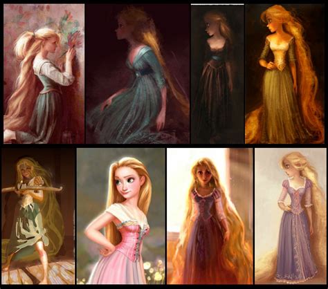 Tangled Concept Art Rapunzel