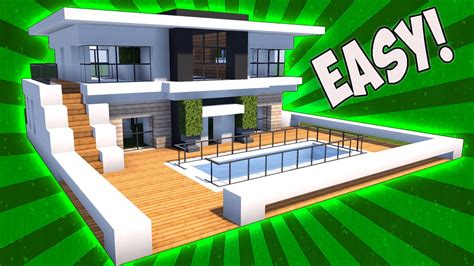 Minecraft Modern House Tutorial Step By Step Pictures