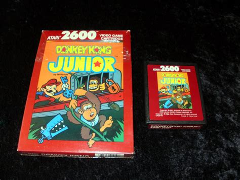 Donkey Kong Junior - Atari 2600 - With Box - 1988 Atari Version