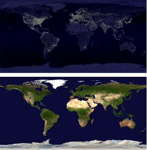 Day Night World Map - Draw A Topographic Map