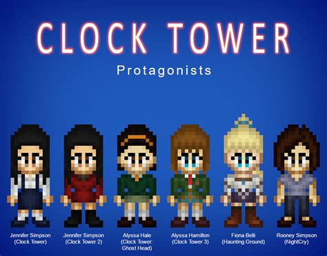 Clock Tower protagonists by foxmaister on DeviantArt