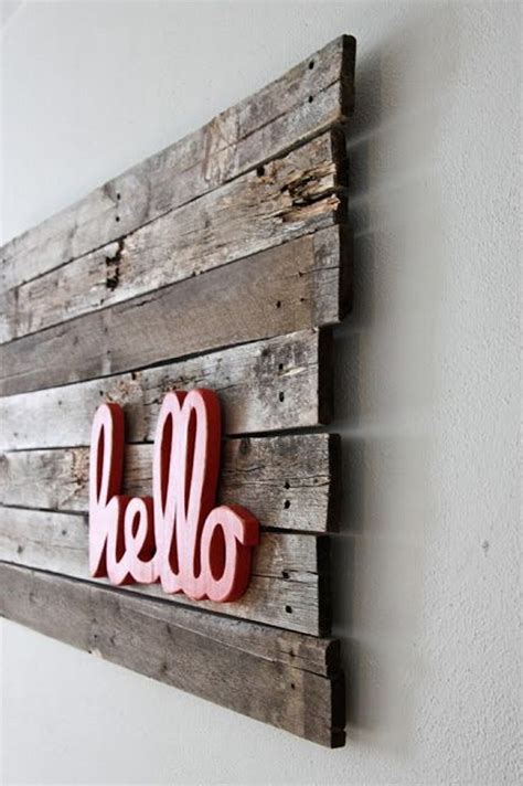 Ingenious Pallet Wall Art Ideas – Wood Pallet Ideas