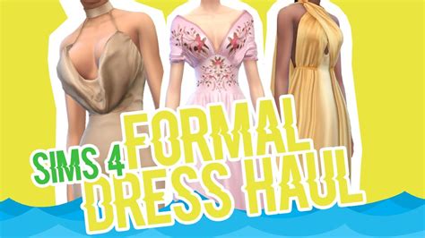 FORMAL DRESSES! (BY SIFIX ON TSR) - MAXIS MATCH CC HAUL - Sims 4 - YouTube