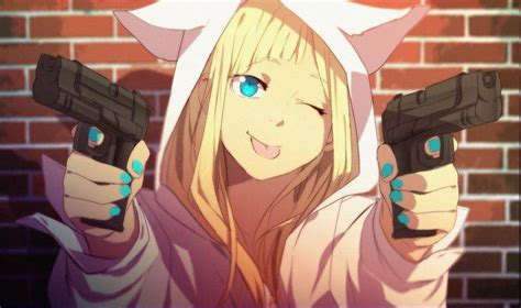 anime, Pistol, Anime Girls, Weapon, Gun, Blonde, Tom Skender Wallpapers HD / Desktop and Mobile ...