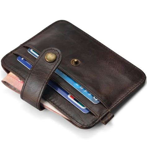 2018 Men Wallets Slim Credit Card Holder Mini Wallet ID Case Purse ...