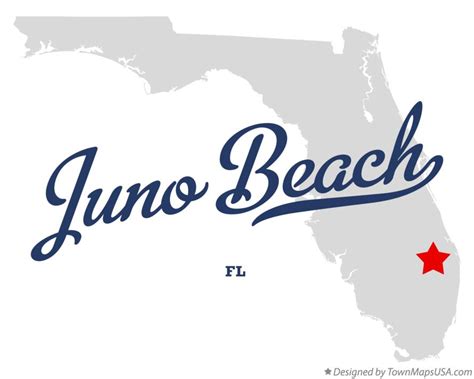 Map of Juno Beach, FL, Florida