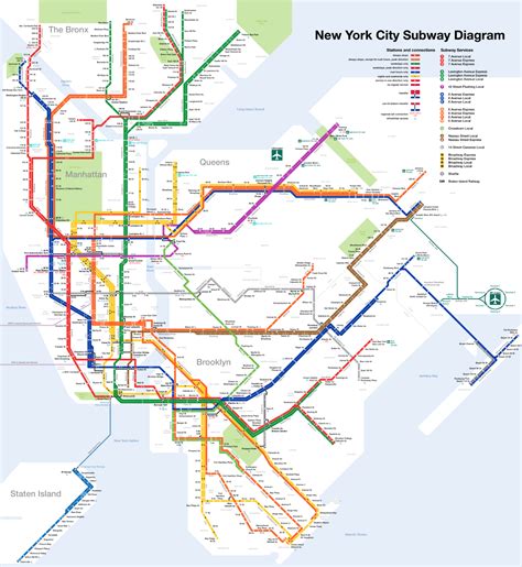 NEW YORK CITY SUBWAY MAP - New update map 2023