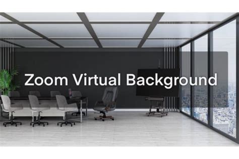 Conference Room Zoom Virtual Background. Graphic by LeBlancStudio · Creative Fabrica