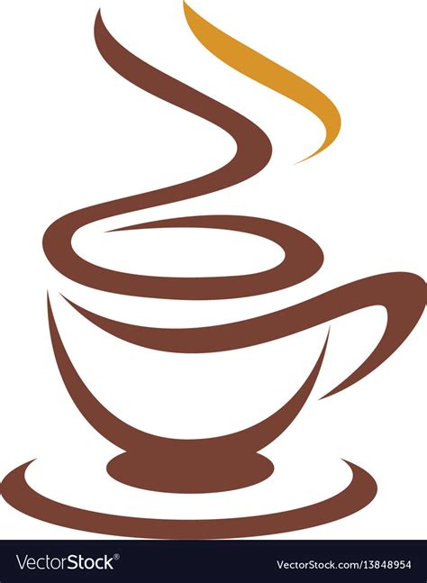 Coffee cup logo Royalty Free Vector Image - VectorStock