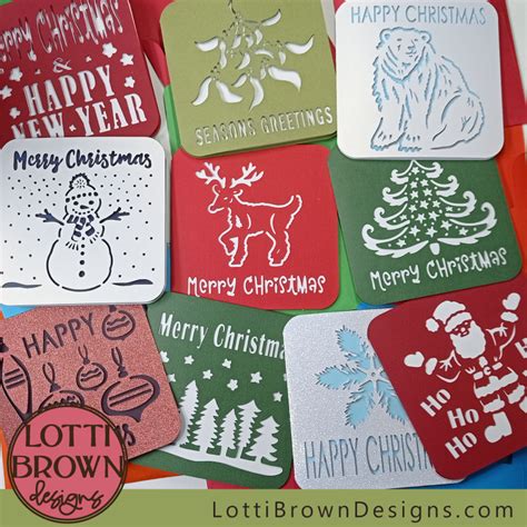 Cricut Christmas Card Ideas