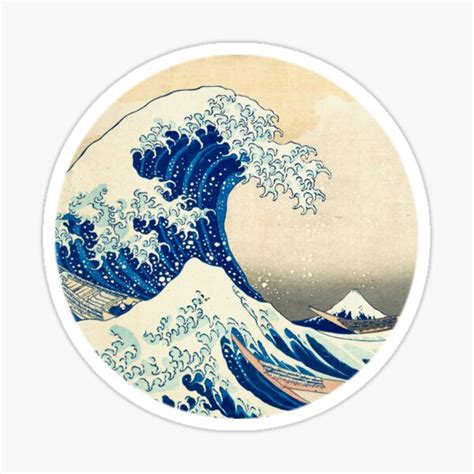 Automotive The Great Wave off Kanagawa Retro Vaporwave Sticker Vinyl Decal Bumper Sticker money ...