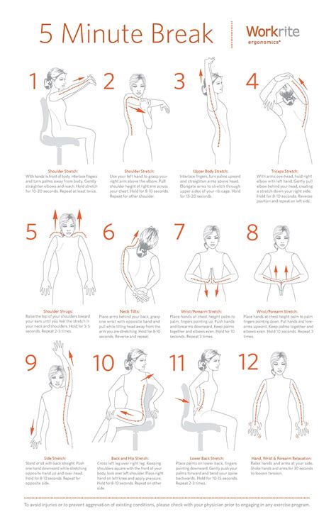 Printable Desk Exercises