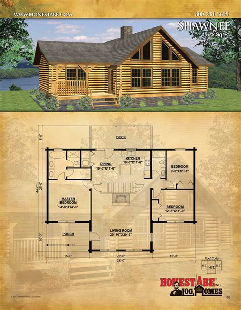 One Bedroom Log Cabin Floor Plans | Viewfloor.co