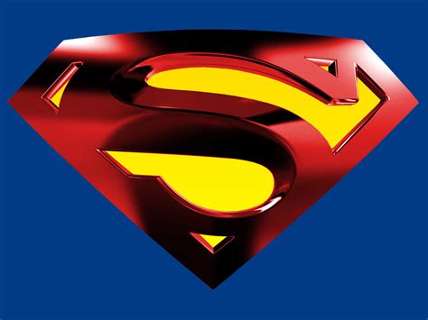 Superman Logo with Blue BG by kftapout on DeviantArt