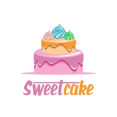 Premium Vector | Cake logo vector