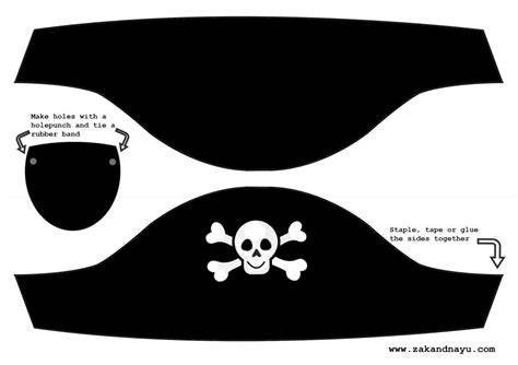 Pirate Hat Printable - Printable Templates