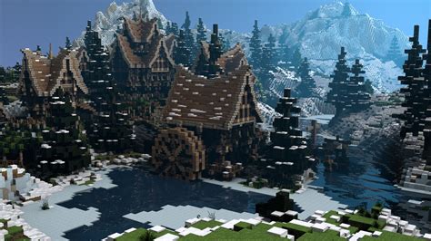 Silver Creek - Epic Nordic Village Minecraft Map