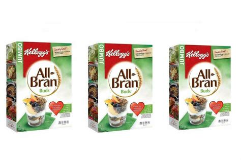 Kellogg's All-Bran Buds Cereal Jumbo Pack 2.3lbs! 46% Daily Fibre-Free Shipping