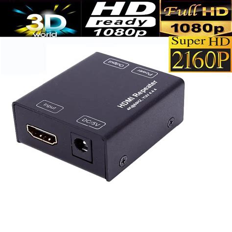 10PCS/lot Active HDMI 2.0 repeater amplifier extender via HDMI 2.0 cable up to 50M -in HDMI ...