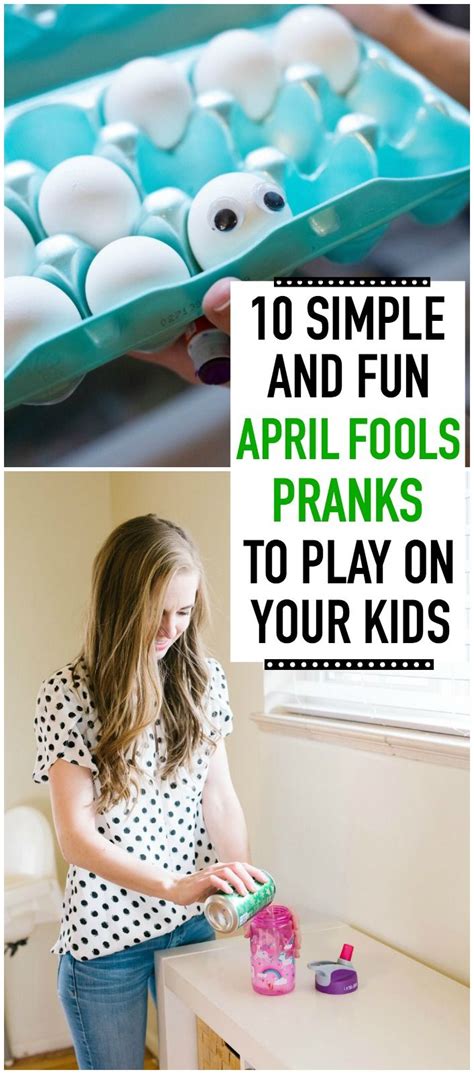 10 easy april fools pranks to play on your kids – Artofit