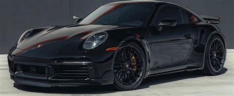 Custom Porsche 911 Turbo S Hides a Cool, Staggered Forged Carbon Fiber ...