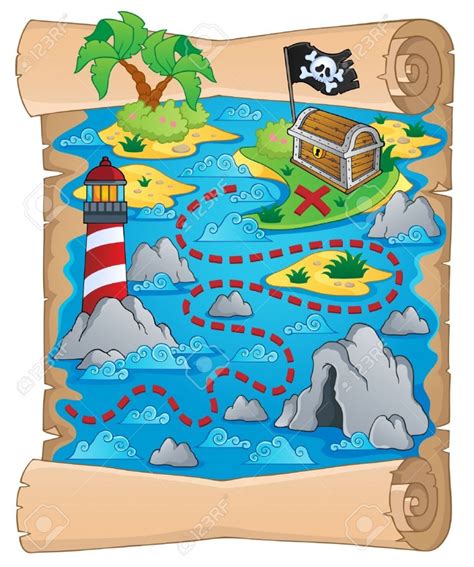 Printable Kids Pirate Treasure Map - Printable Maps