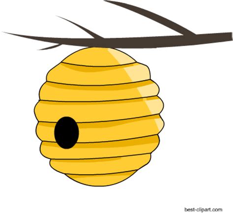 Beehive clipart bee house, Beehive bee house Transparent FREE for ...