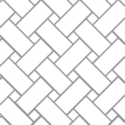 Basketweave Tile Design - Clay Squared to Infinity