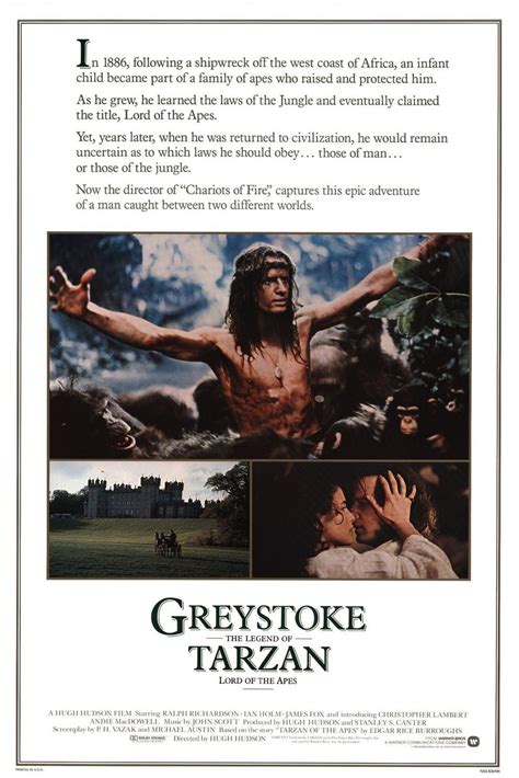 Le film Greystoke: The Legend of Tarzan, Lord of the Apes