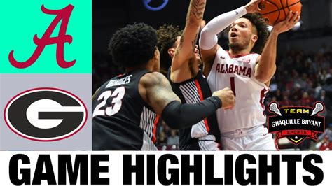 #24 Alabama vs Georgia Highlights | NCAA Men's Basketball | 2024 College Basketball - Win Big Sports