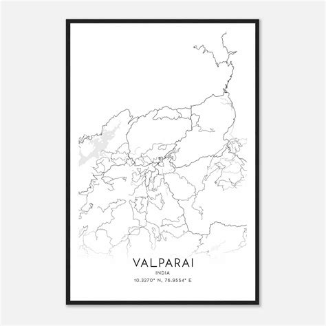 Valparai - Custom Maps & Posters