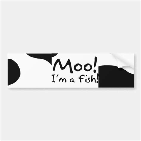 Moo Bumper Stickers & Moo Bumper Sticker Designs | Zazzle