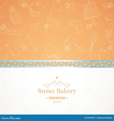 Bakery Background stock illustration. Illustration of shape - 55295047