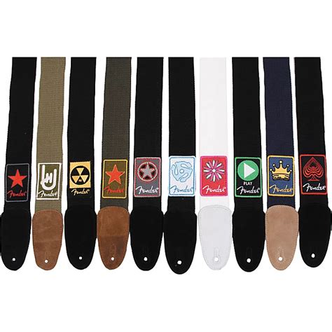 Fender Patchworks Cotton Guitar Strap | Music123