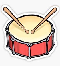 Snare Drum Stickers | Redbubble