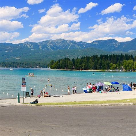 Whitefish Lake In Montana Has A Beach That Rivals The Coast