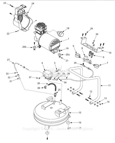 Central Pneumatic 21 Gallon Air Compressor Parts Diagram - Diagram Niche Ideas