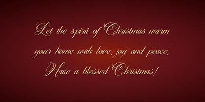 Christmas Calligraphy Font | Webfont & Desktop | MyFonts