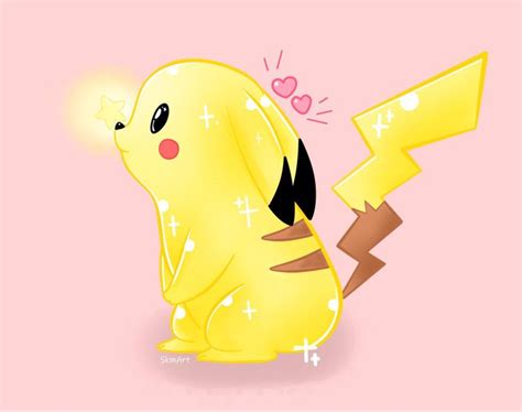 Pikachu made a lil star friend⭐️ | Pokemon fan art, Pikachu, Anime drawings