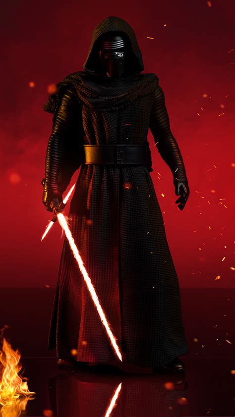 1080x1920 Resolution Kylo Ren With Lightsaber In Star Wars Iphone 7, 6s ...