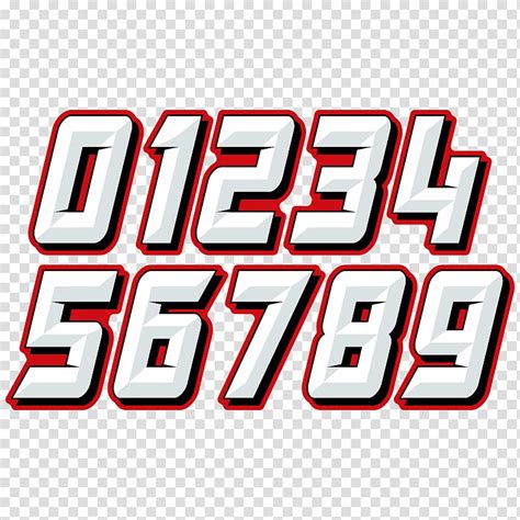 Race Car Number Fonts Lambang Negara Stiker Pembalap | Images and ...