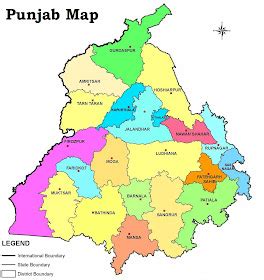 TNPSC Question Papers: State of Punjab - Map-Culture-capital-Population ...