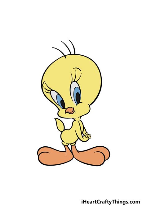 Tweety Bird Drawing - How To Draw Tweety Bird Step By Step (2023)