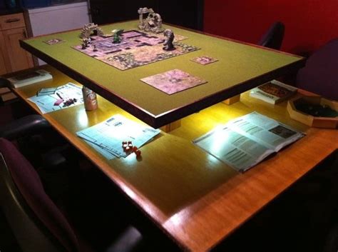 Built a gaming table for #d&d. It came out great I think. What say you ...