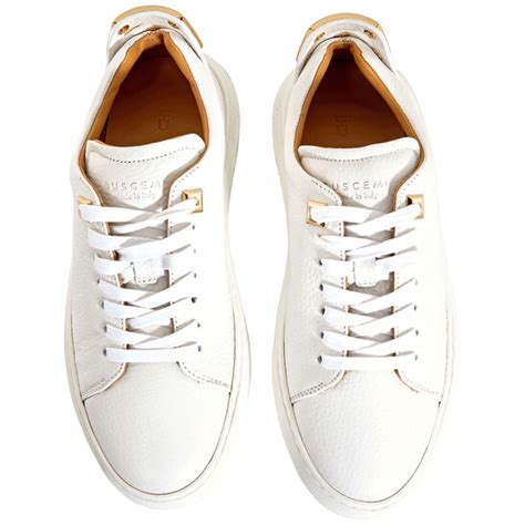 Buscemi White Uno Low-Top Sneakers, Brand Size 40 ( US Size 7 ) 117SW053LC010A 0001 - Shoes ...